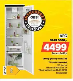 Power AEG Utrolig lydsvag - kun 32 dB tilbud
