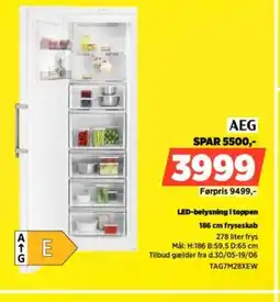 Power AEG LED-belysning i toppen tilbud