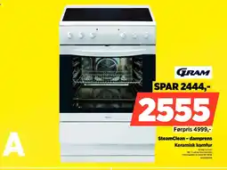 Power GRAM SteamClean-damprens Keramisk komfur tilbud