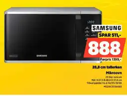 Power SAMSUNG 28,8 cm tallerken Mikroovn tilbud
