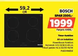 Power BOSCH Timer-funktion tilbud