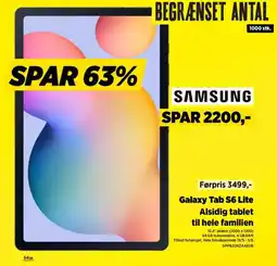 Power SAMSUNG Galaxy Tab S6 Lite Alsidig tablet til hele familien tilbud