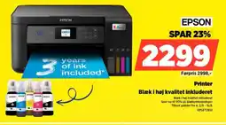Power EPSON Printer Blæk i høj kvalitet inkluderet tilbud