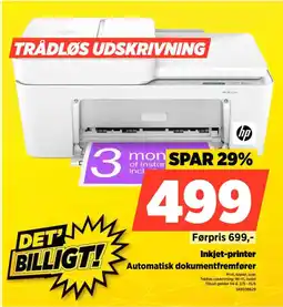 Power Hp Inkjet-printer Inkjet-printer Automatisk dokumentfremfører tilbud