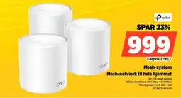 Power Tp-link mesh-netværk til hele hjemmet tilbud