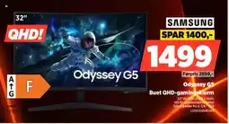 Power Odyssey G5 Buet QHD-gamingskærm tilbud