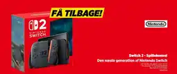 Power Switch 2-Spillekonsol Den næste generation af Nintendo Switch tilbud