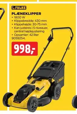 jem & fix PLÆNEKLIPPER tilbud