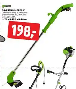 jem & fix GRÆSTRIMMER 12 V tilbud