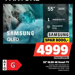 Power SAMSUNG 55" QLED 4K Smart TV tilbud