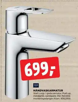 jem & fix HÅNDVASKARMATUR tilbud