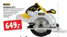 jem & fix RUNDSAV 18 V tilbud