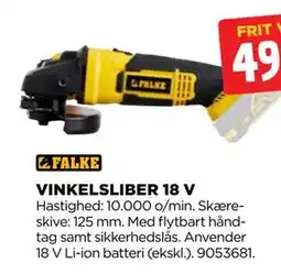 jem & fix VINKELSLIBER 18 V tilbud