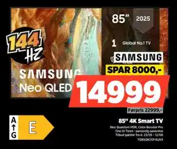 Power SAMSUNG 85" 4K Smart TV tilbud