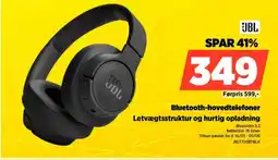 Power Bluetooth-hovedtelefoner Letvægtsstruktur og hurtig opladning tilbud