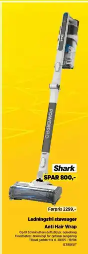 Power Shark Ledningsfri støvsuger Anti Hair Wrap tilbud
