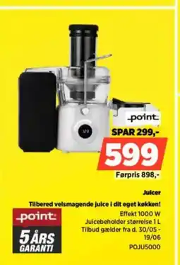 Power Point tilbered velsmagende juice i dit eget køkken! tilbud