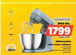 Power KENWOOD Køkkenmaskine Fylder mindre i køkkenet tilbud