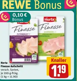REWE DE Herta Finesse Aufschnitt tilbud