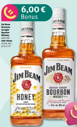 Jim Beam Kentucky Straight Bourbon Whiskey 40% Vol. oder Honey 32,5% Vol.,