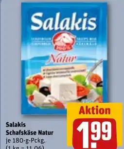 REWE DE Salakis Schafskäse Natur tilbud