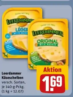REWE DE Leerdammer Käsescheiben tilbud