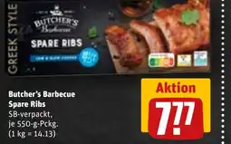 REWE DE Butcher's Barbecue Spare Ribs tilbud