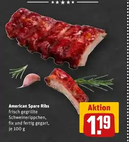 REWE DE American Spare Ribs tilbud