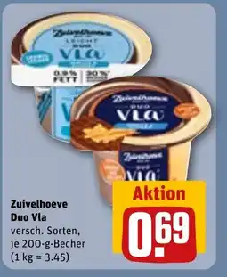 REWE DE Zuivelhoeve Duo Vla tilbud