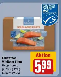 REWE DE Followfood Wildlachs Filets tilbud