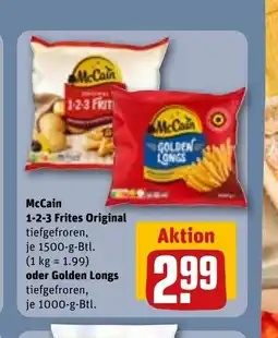 REWE DE McCain 1-2-3 Frites Original tilbud