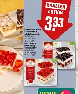 REWE DE Coppenrath & Wiese Cafeteria fein & sahnig Donauwelle tiefgefroren, tilbud