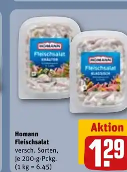 REWE DE Homann Fleischsalat tilbud