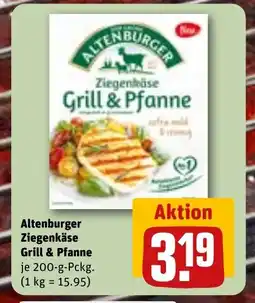 REWE DE Altenburger Ziegenkäse Grill & Pfanne tilbud