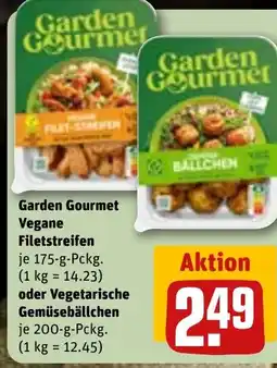 REWE DE Garden Gourmet Vegane Filetstreifen tilbud