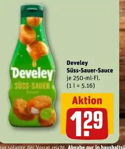 REWE DE Develey Süss-Sauer-Sauce tilbud
