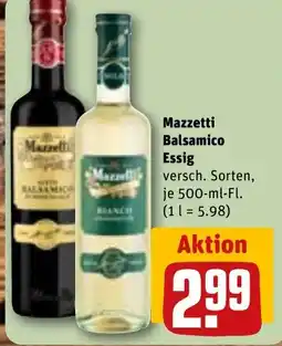 REWE DE Mazzetti Balsamico Essig tilbud