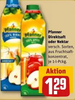 Pfanner Direktsaft oder Nektar
