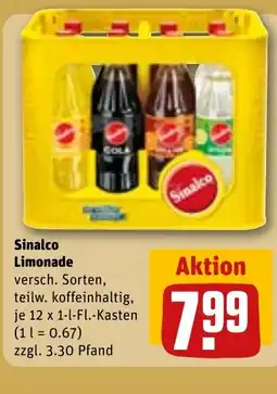 REWE DE Sinalco Limonade tilbud