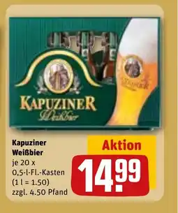 REWE DE Kapuziner Weißbier tilbud