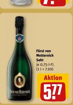 REWE DE Fürst von Metternich Sekt tilbud
