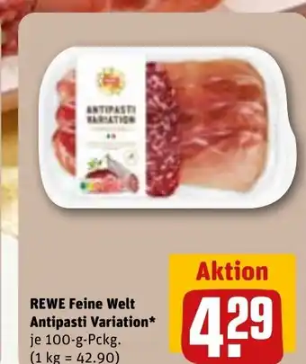 REWE DE REWE Feine Welt Antipasti Variation tilbud