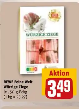REWE DE REWE Feine Welt Würzige Ziege tilbud