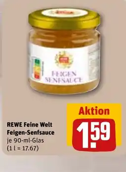 REWE DE REWE Feine Welt Feigen-Senfsauce tilbud