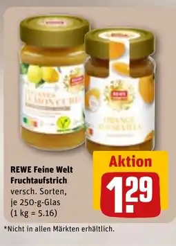 REWE DE REWE Feine Welt Fruchtaufstrich tilbud