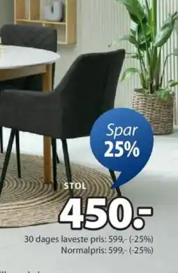 JYSK STOL tilbud