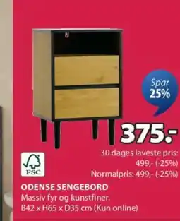 JYSK ODENSE SENGEBORD tilbud