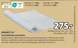 JYSK DREAMZONE EFJORDEN RULLEMADRAS tilbud