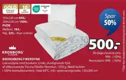 JYSK KRONBORG Beerenberg Fiberdyne tilbud