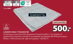 JYSK GJENDETUNGA TYNGDEDYNE tilbud